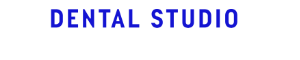 Blauer Schriftzug „Dental Studio“ und „LIV“ als Subline-Logo von LIV Dental Studio, mit klarer Typografie in kräftigem Dunkelblau.
